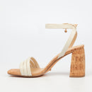 Miss Black Seona 1 Heel - Bone footwear Miss Black