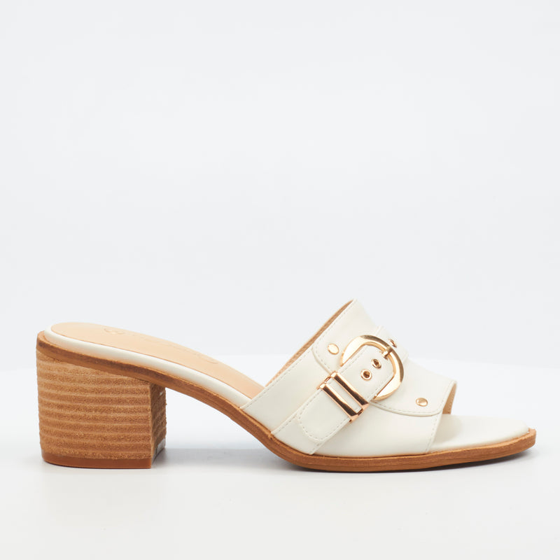 Miss Black Seranno 1 Heel - White footwear Miss Black