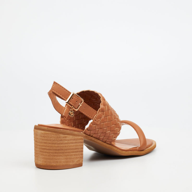 Miss Black Seranno 2 Heel - Tan footwear Miss Black   