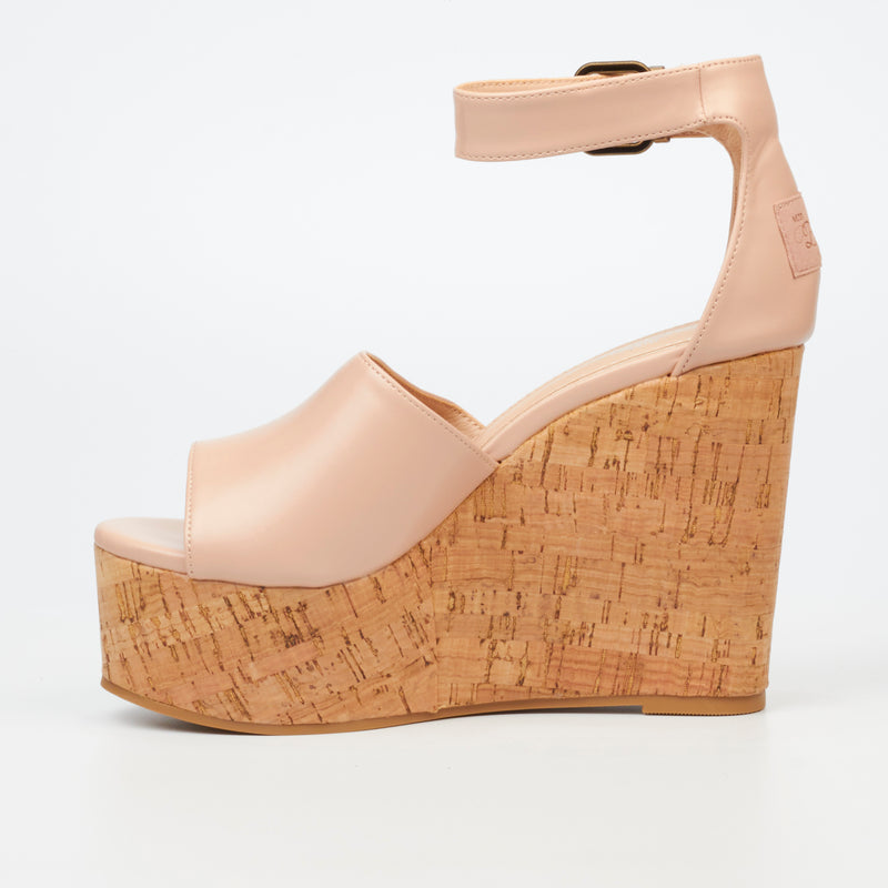 Miss Black Seville 2 Wedge - Nude footwear Miss Black   