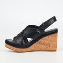 Butterfly Feet Shaela 1 Wedge - Black footwear Butterfly Feet