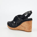 Butterfly Feet Shaela 1 Wedge - Black footwear Butterfly Feet