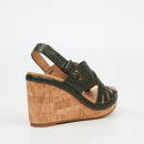 Butterfly Feet Shaela 1 Wedge - Olive footwear Butterfly Feet