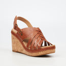 Butterfly Feet Shaela 1 Wedge - Tan footwear Butterfly Feet