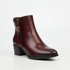 Butterfly Feet Shanae 1 Ankle Boot - Burgundy footwear Butterfly Feet