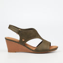 Butterfly Feet Shani 10 Wedge - Olive footwear Butterfly Feet