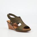 Butterfly Feet Shani 10 Wedge - Olive footwear Butterfly Feet