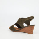 Butterfly Feet Shani 10 Wedge - Olive footwear Butterfly Feet