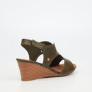Butterfly Feet Shani 10 Wedge - Olive footwear Butterfly Feet