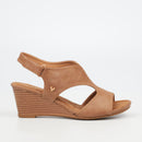 Butterfly Feet Shani 10 Wedge - Taupe footwear Butterfly Feet