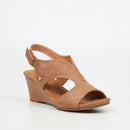 Butterfly Feet Shani 10 Wedge - Taupe footwear Butterfly Feet