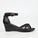 Butterfly Feet Shani 11 Wedge - Black footwear Butterfly Feet