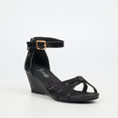 Butterfly Feet Shani 11 Wedge - Black footwear Butterfly Feet