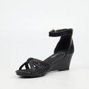Butterfly Feet Shani 11 Wedge - Black footwear Butterfly Feet