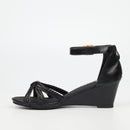 Butterfly Feet Shani 11 Wedge - Black footwear Butterfly Feet