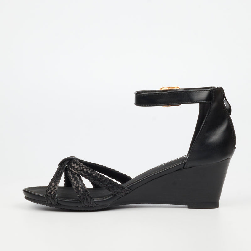Butterfly Feet Shani 11 Wedge - Black footwear Butterfly Feet