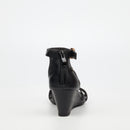Butterfly Feet Shani 11 Wedge - Black footwear Butterfly Feet