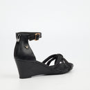 Butterfly Feet Shani 11 Wedge - Black footwear Butterfly Feet