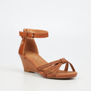 Butterfly Feet Shani 11 Wedge - Tan footwear Butterfly Feet