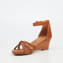 Butterfly Feet Shani 11 Wedge - Tan footwear Butterfly Feet