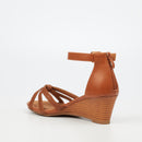 Butterfly Feet Shani 11 Wedge - Tan footwear Butterfly Feet