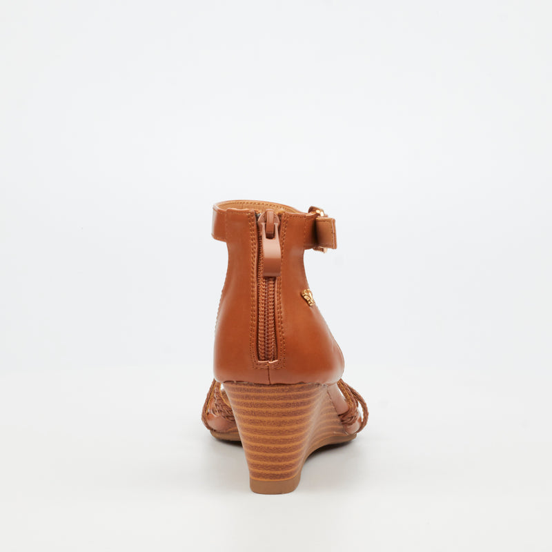 Butterfly Feet Shani 11 Wedge - Tan footwear Butterfly Feet