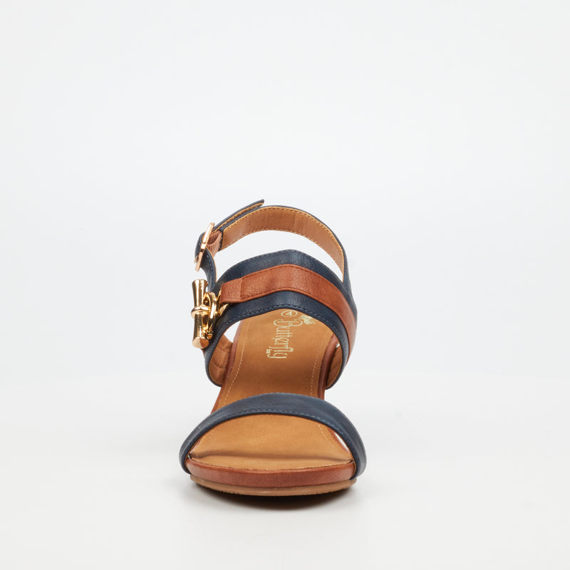 Butterfly Feet Shani 12 Wedge - Navy footwear Butterfly Feet
