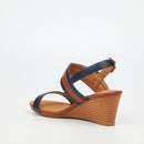 Butterfly Feet Shani 12 Wedge - Navy footwear Butterfly Feet
