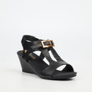 Butterfly Feet Shani 13 Wedge - Black footwear Butterfly Feet