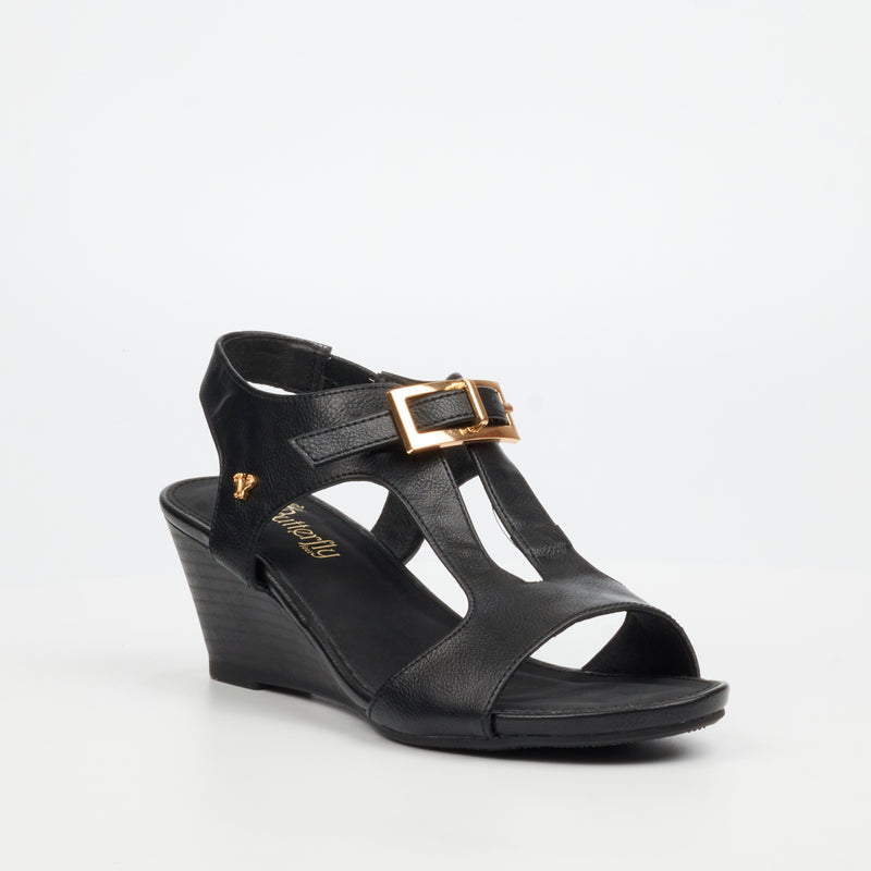 Butterfly Feet Shani 13 Wedge - Black footwear Butterfly Feet