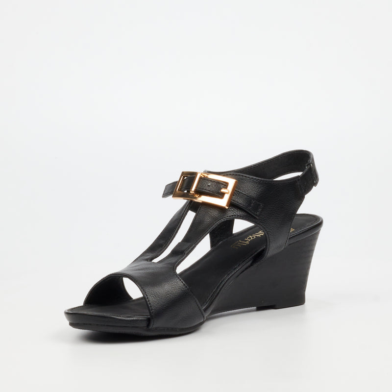 Butterfly Feet Shani 13 Wedge - Black footwear Butterfly Feet