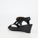 Butterfly Feet Shani 13 Wedge - Black footwear Butterfly Feet