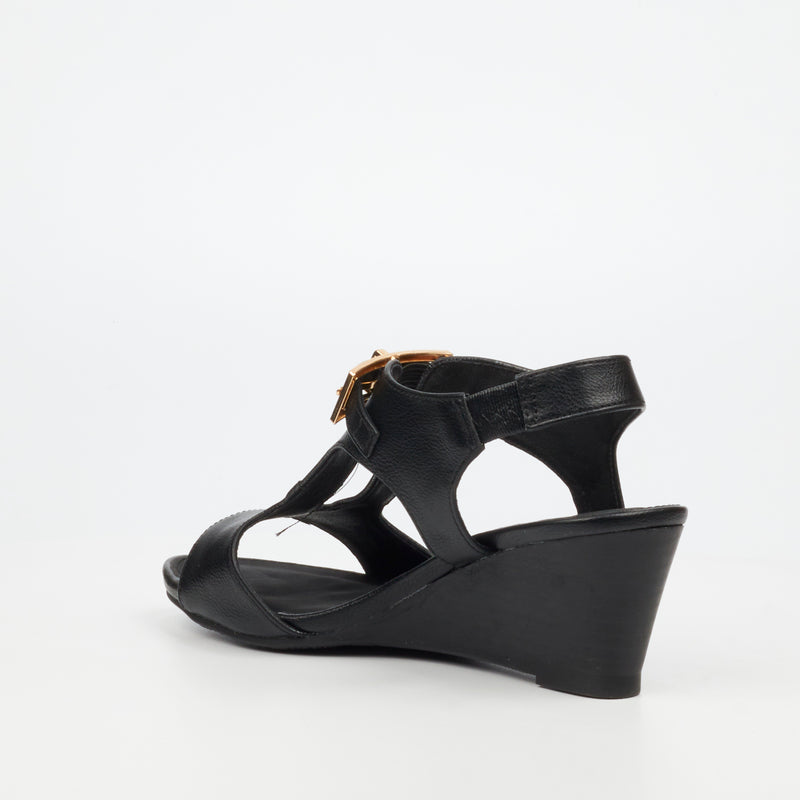 Butterfly Feet Shani 13 Wedge - Black footwear Butterfly Feet