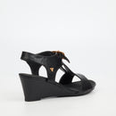 Butterfly Feet Shani 13 Wedge - Black footwear Butterfly Feet