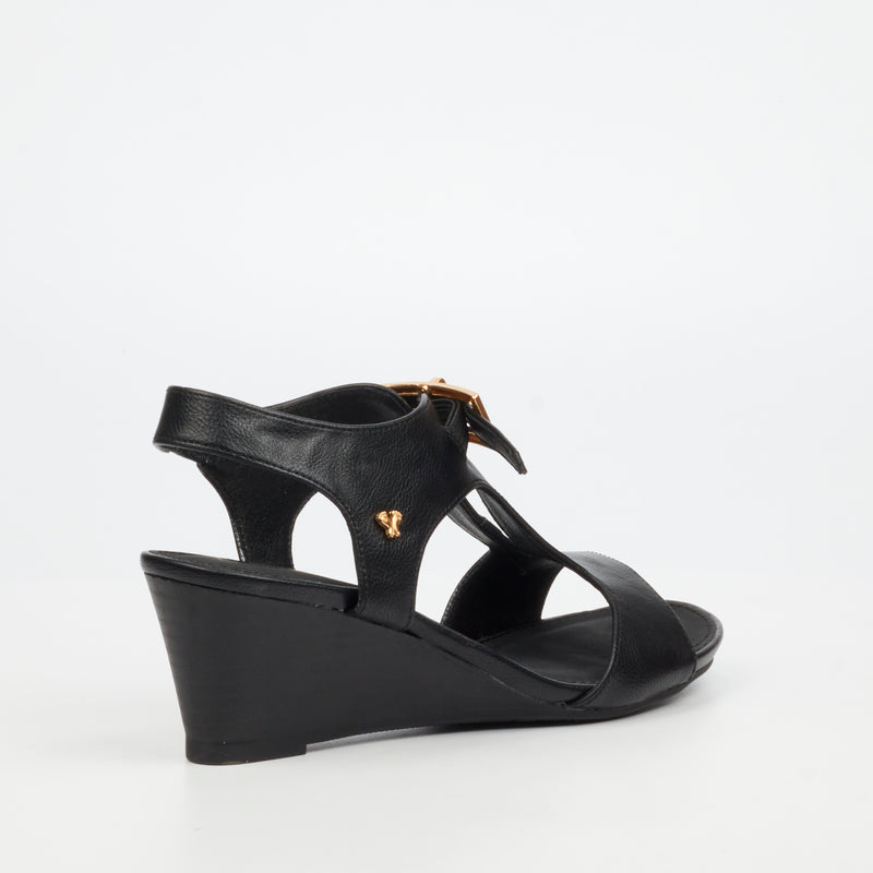 Butterfly Feet Shani 13 Wedge - Black footwear Butterfly Feet