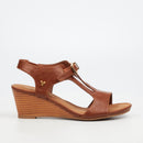 Butterfly Feet Shani 13 Wedge - Tan footwear Butterfly Feet