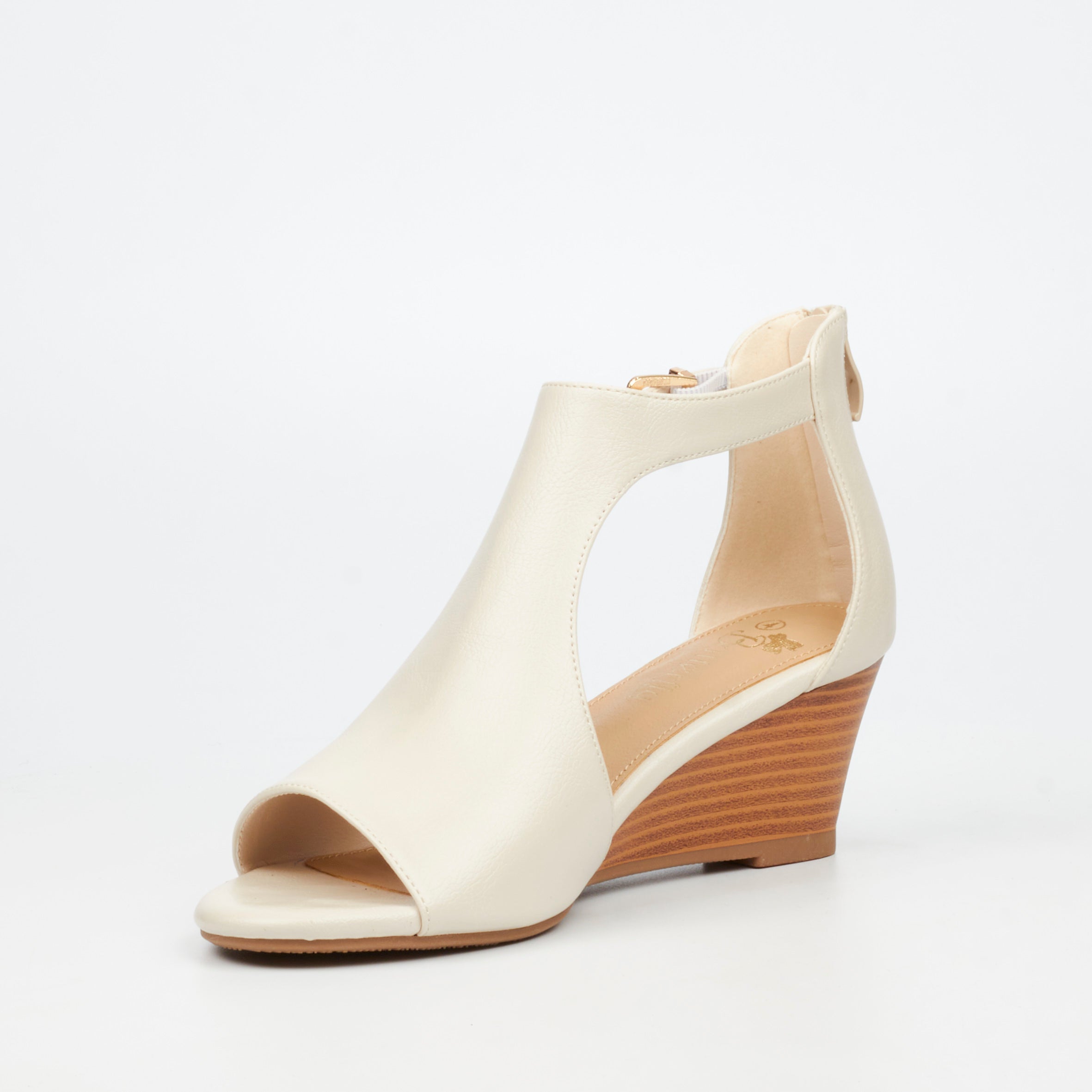 Butterfly Feet Shani 15 Wedge - Bone footwear Butterfly Feet
