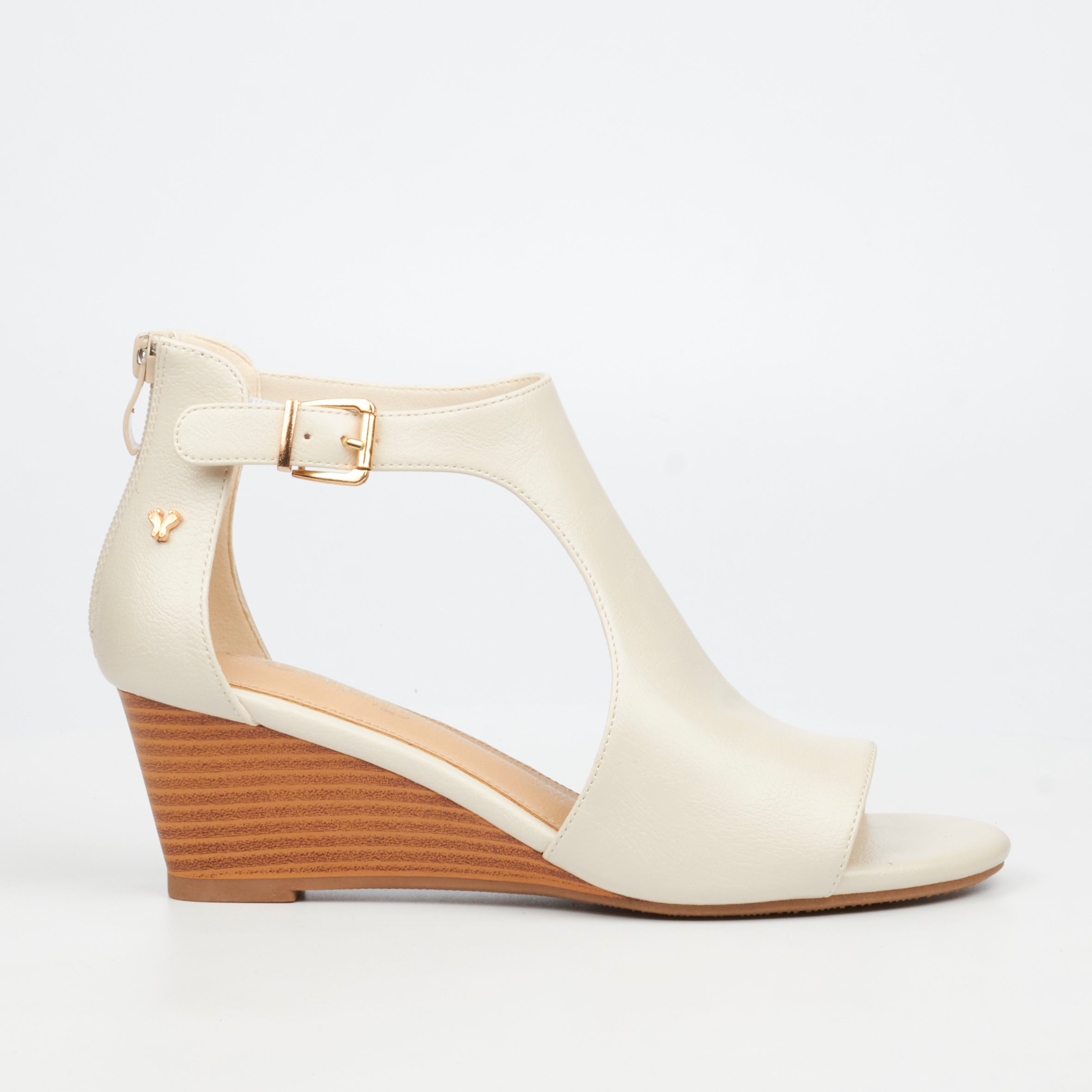 Butterfly Feet Shani 15 Wedge - Bone footwear Butterfly Feet