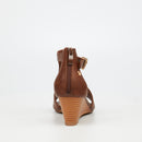 Butterfly Feet Shani 15 Wedge - Chocolate footwear Butterfly Feet