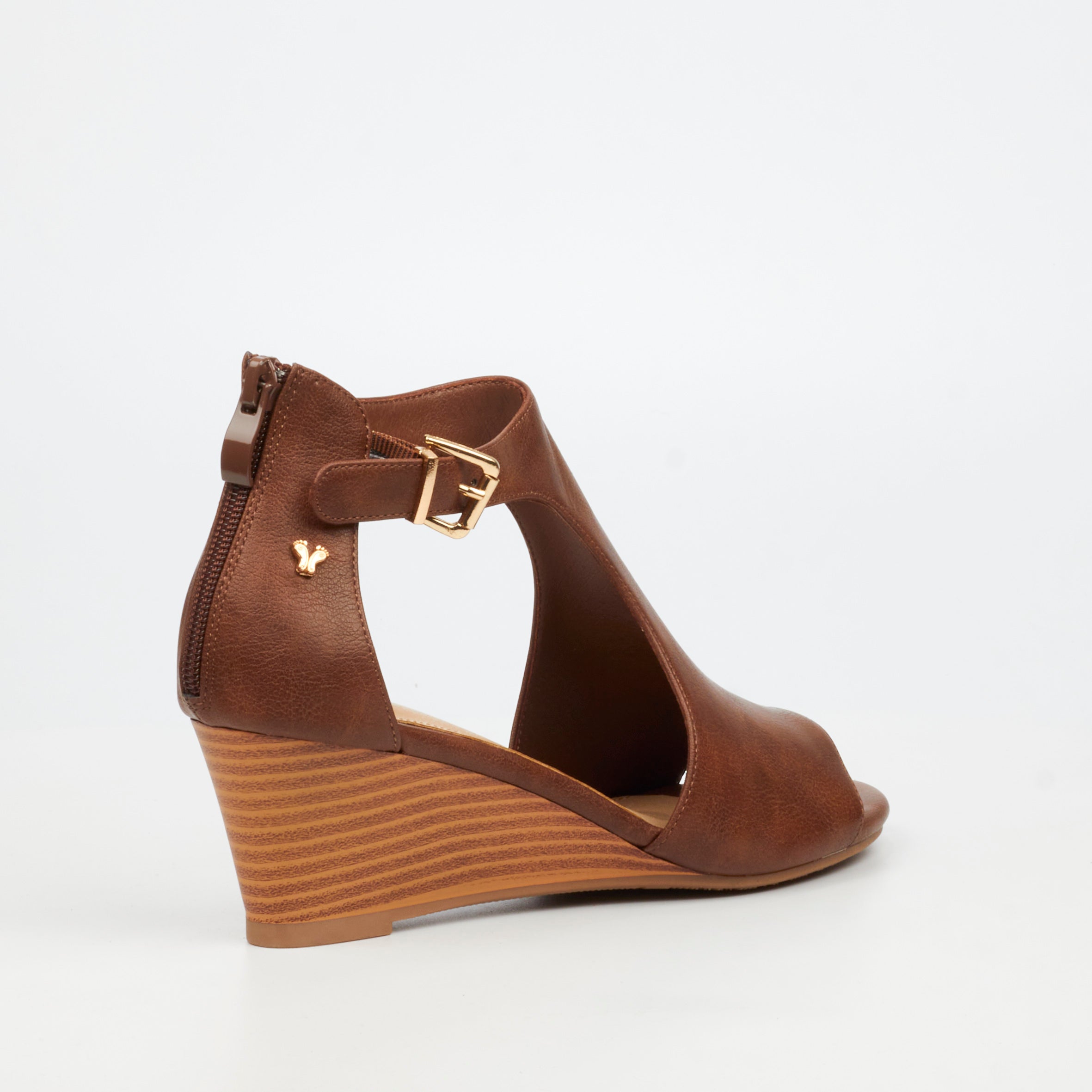 Butterfly Feet Shani 15 Wedge - Chocolate footwear Butterfly Feet