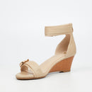 Butterfly Feet Shani 16 Wedge - Beige footwear Butterfly Feet