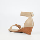 Butterfly Feet Shani 16 Wedge - Beige footwear Butterfly Feet