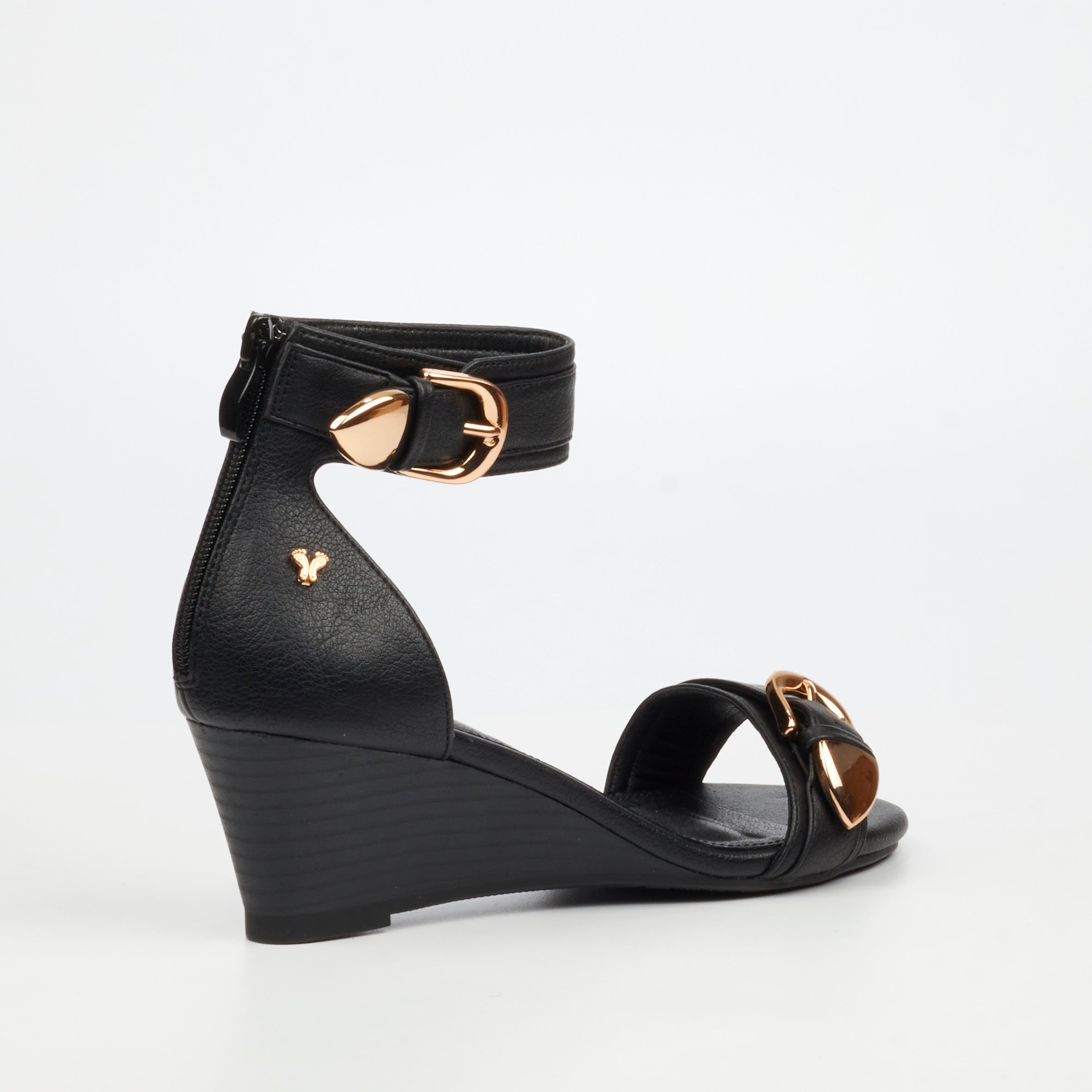 Butterfly Feet Shani 16 Wedge - Black footwear Butterfly Feet