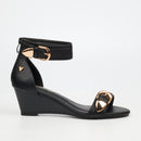 Butterfly Feet Shani 16 Wedge - Black footwear Butterfly Feet