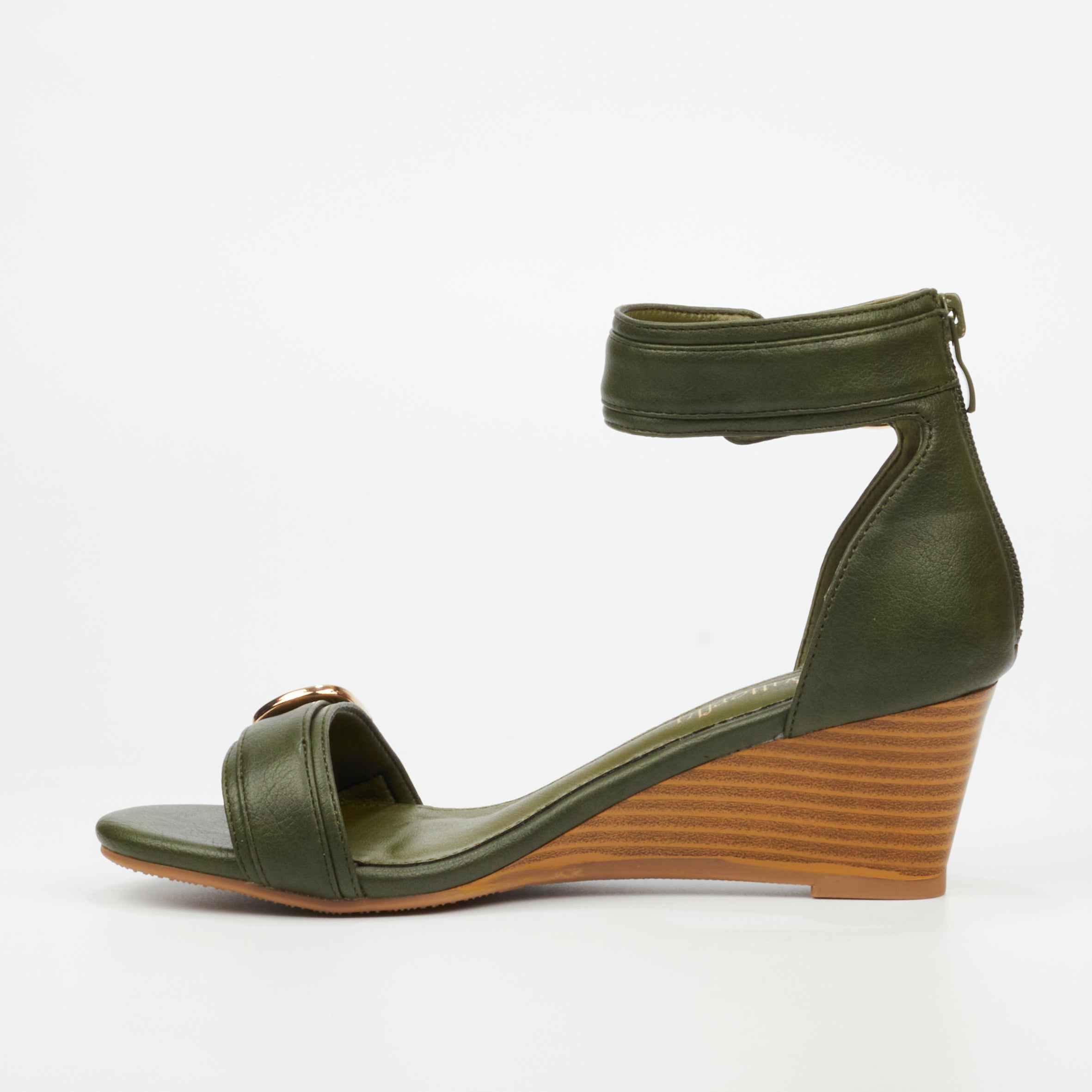 Butterfly Feet Shani 16 Wedge - Olive footwear Butterfly Feet