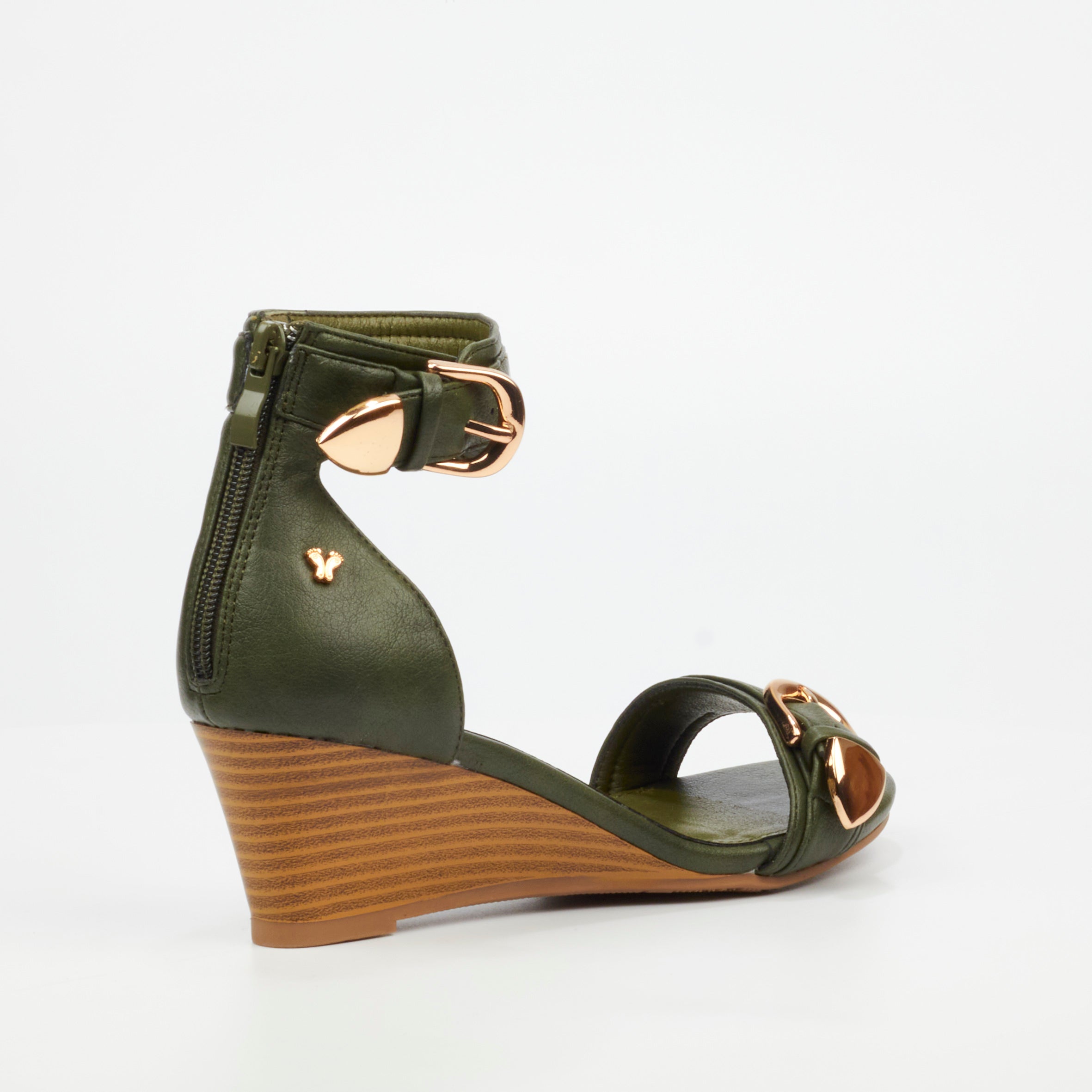 Butterfly Feet Shani 16 Wedge - Olive footwear Butterfly Feet