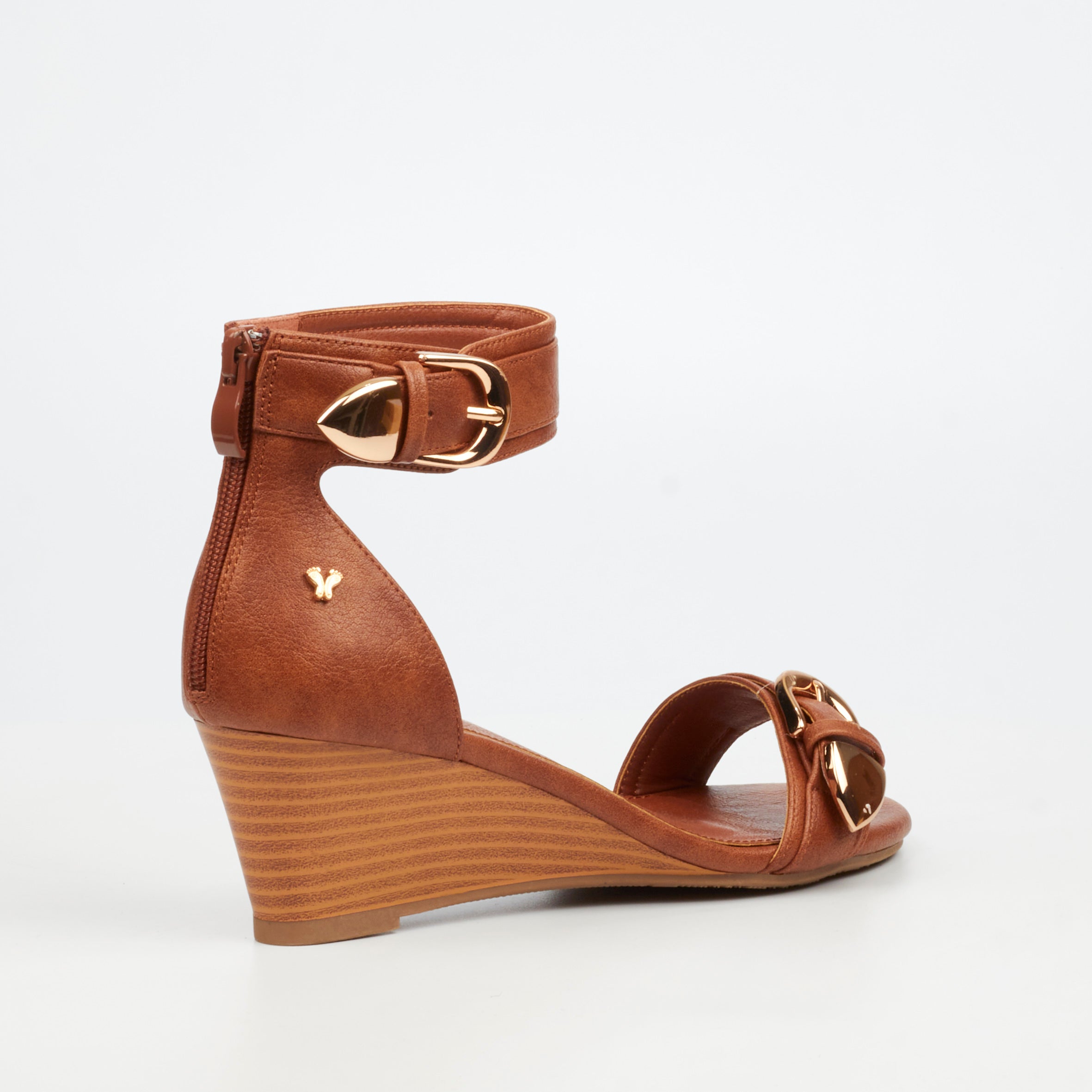 Butterfly Feet Shani 16 Wedge - Tan footwear Butterfly Feet