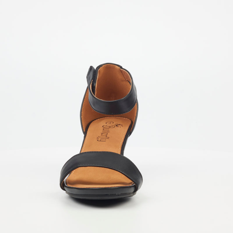 Butterfly Feet Shani 5 Wedge - Black footwear Butterfly Feet   