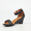 Butterfly Feet Shani 5 Wedge - Black footwear Butterfly Feet