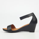 Butterfly Feet Shani 5 Wedge - Black footwear Butterfly Feet